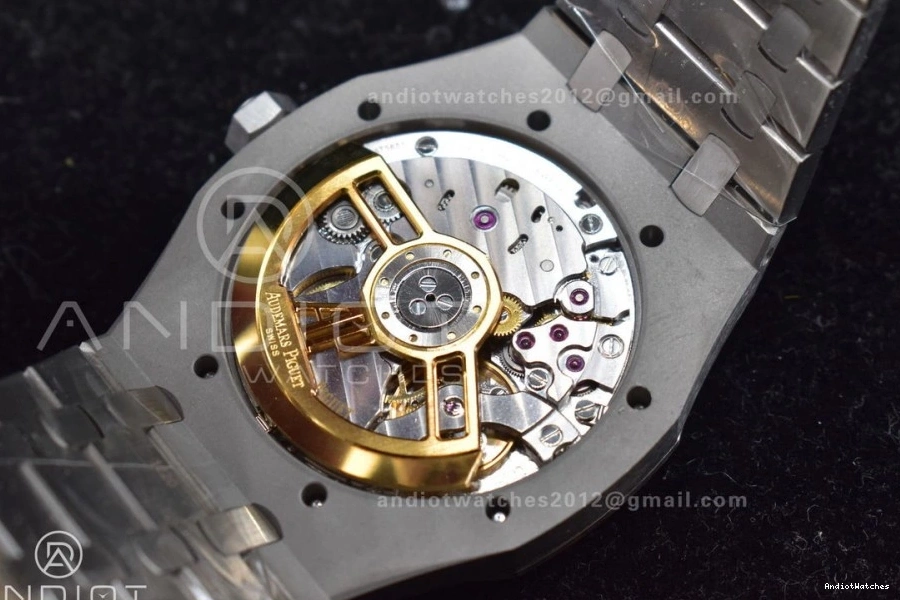 Bracelet Oak 445 APSF SS 41mm on Blue 15500 Edition Royal Textured Clone A4302 Best Dial SS Lightweight Super 1:1 0804